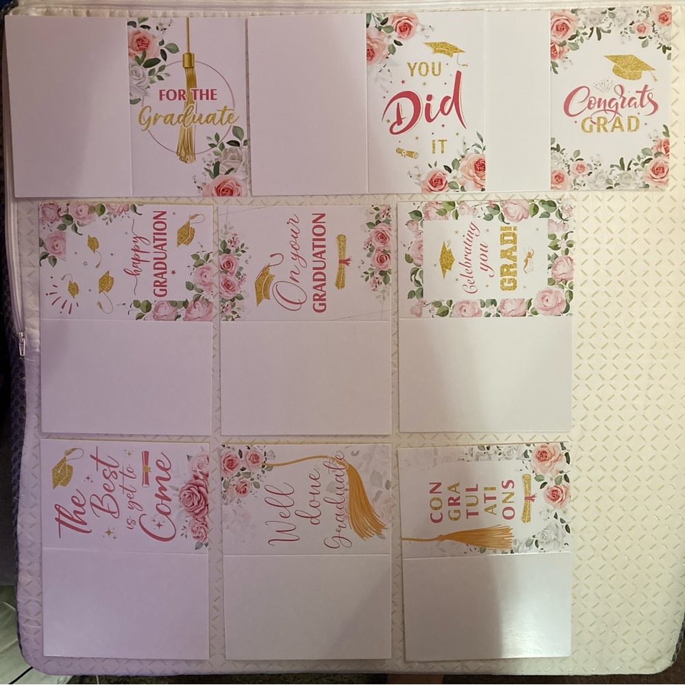Flower Congrats Graduate Graduation Cards & Envelopes [36ct]